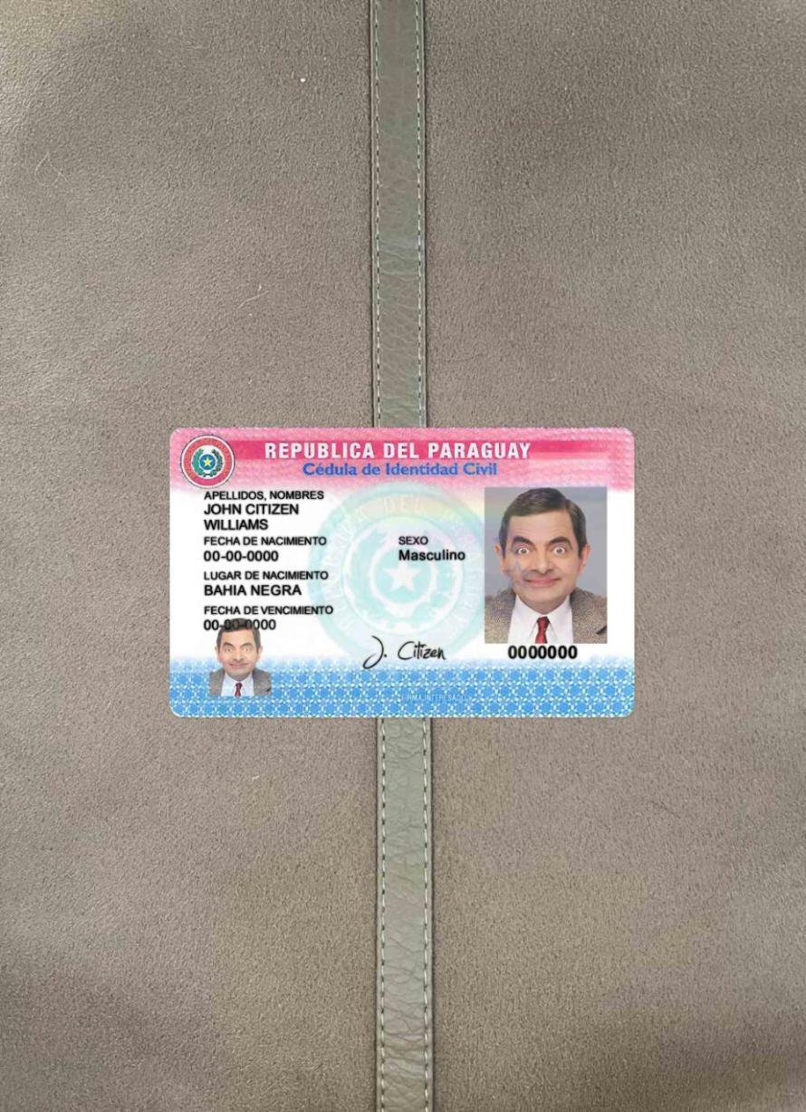 Downloadable Paraguay ID photolook template